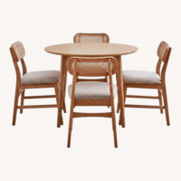 Rooms To Go Watertown Natural Wood Dining Set