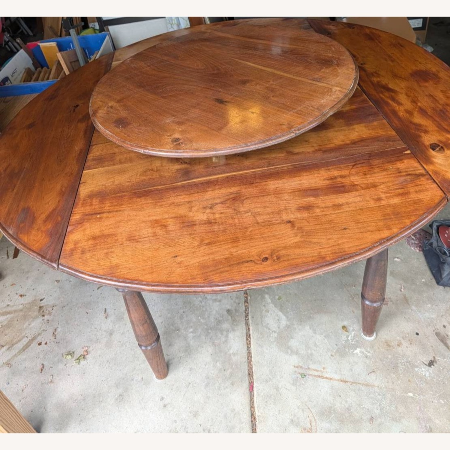 19th Century Lazy Susan Round Dining Table - image-7