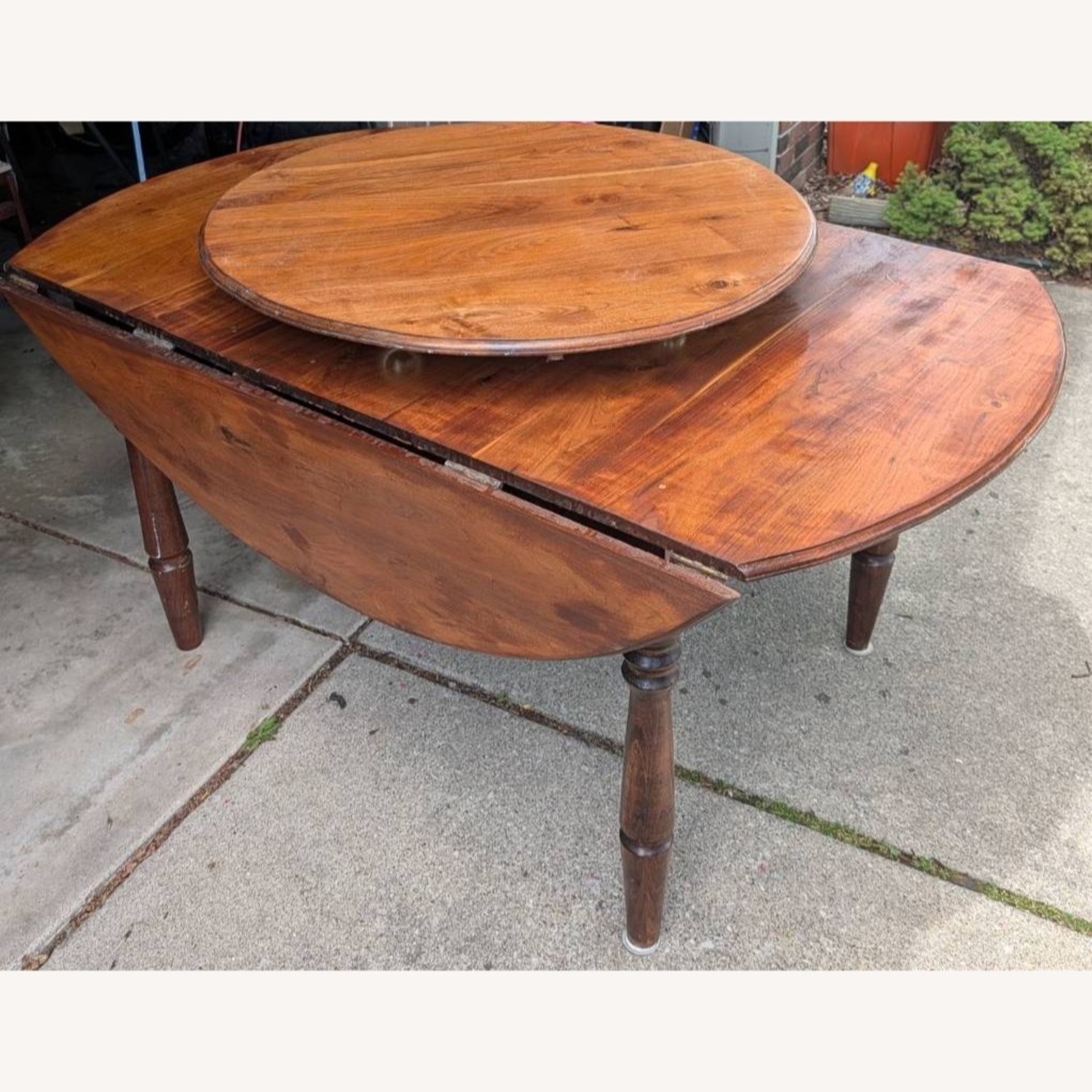 19th Century Lazy Susan Round Dining Table - image-2