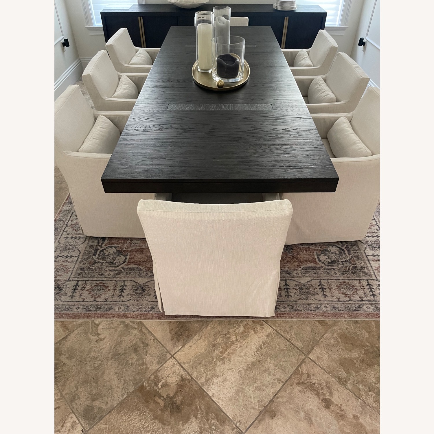Restoration Hardware Dark Brown Dining Sets - image-4