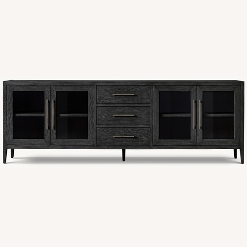 Used Restoration Hardware Dark Brown Media Storage for sale on AptDeco