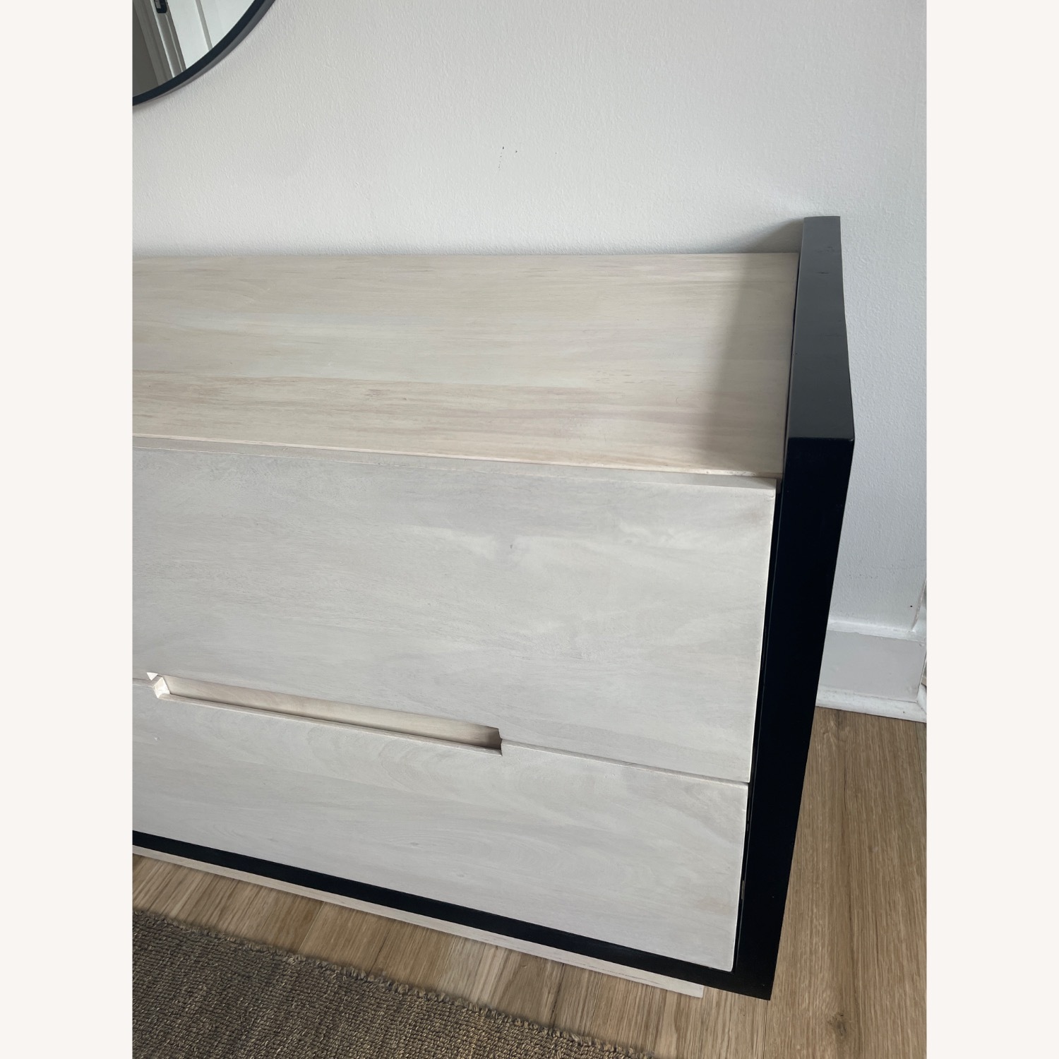 CB2 Beaufort 66" Whitewashed Wood 4-Drawer Dresser - image-5