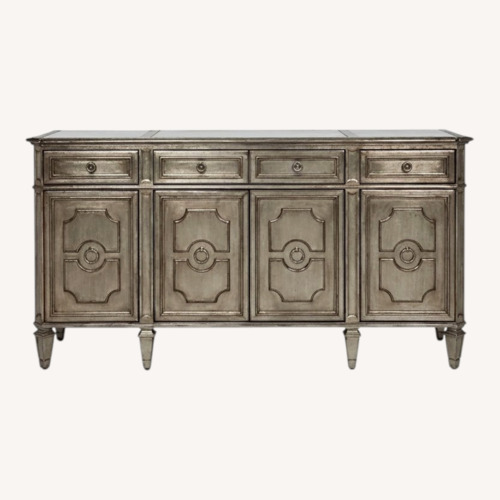 Used Z Gallerie Gold Chest for sale on AptDeco