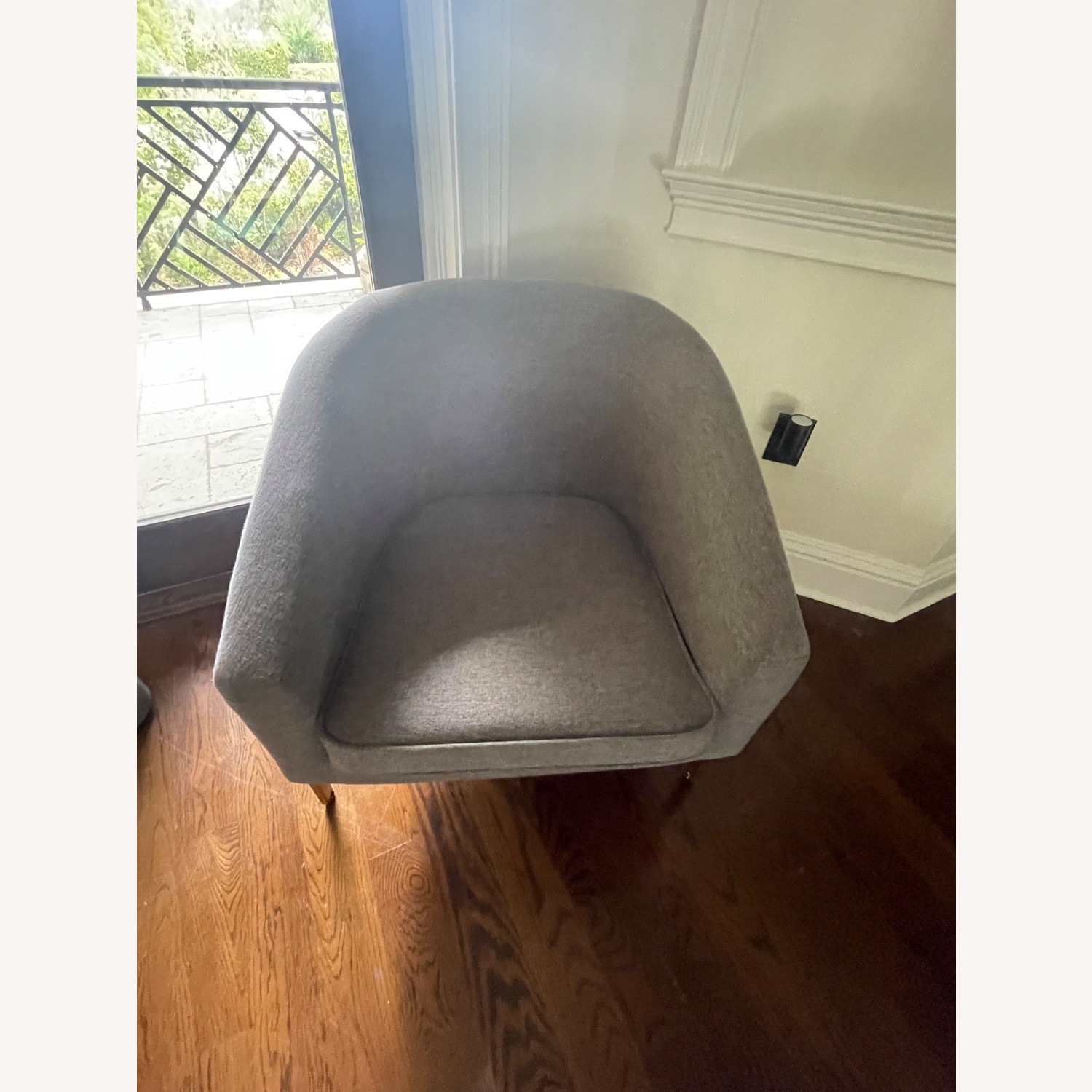 Wayfair Light Gray Fabric Accent Chairs - image-4