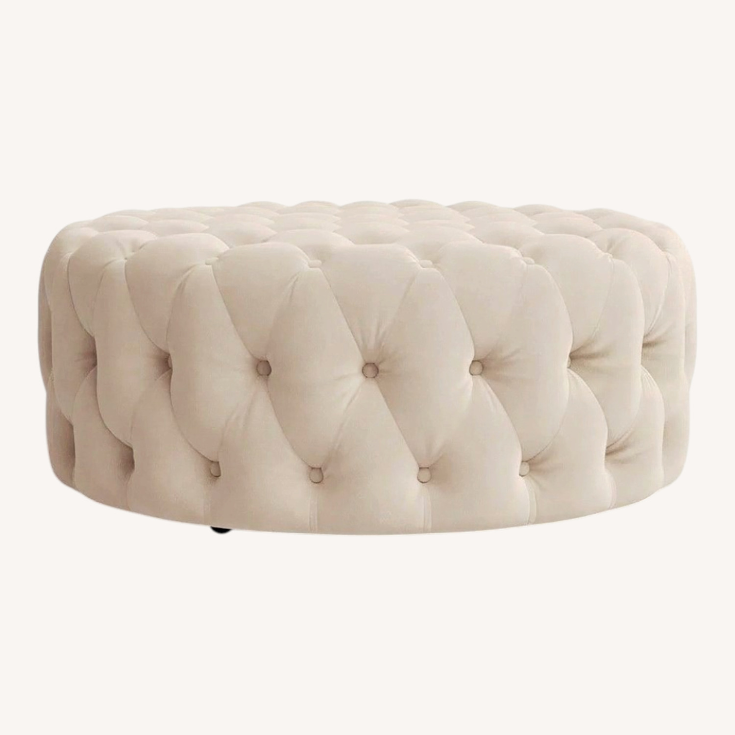 Wayfair Natural Fabric Ottoman - image-0