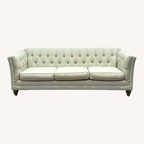 Used White Custom uUpholstery Designer Sofa  for sale on AptDeco