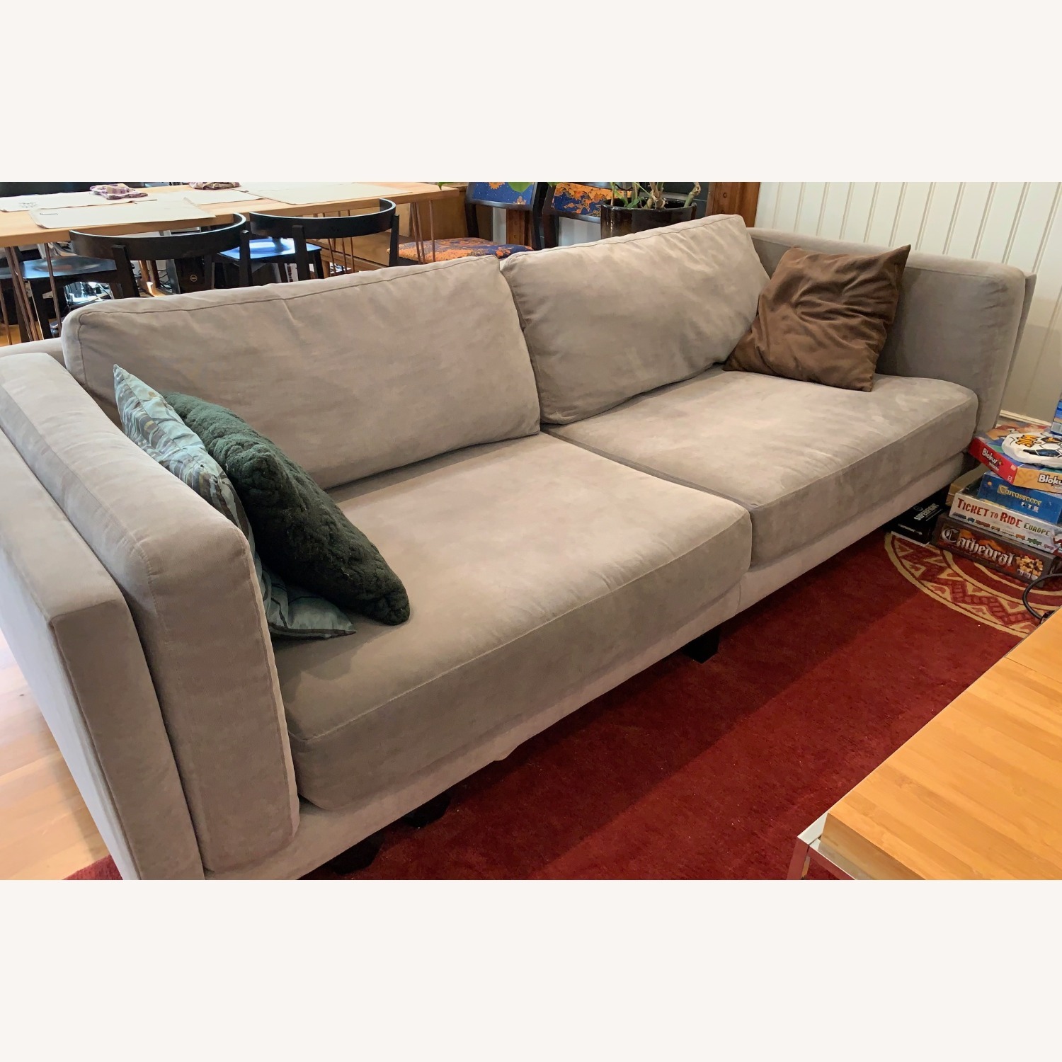 Room & Board Light Gray Fabric 3+ Seater Sofa - image-3