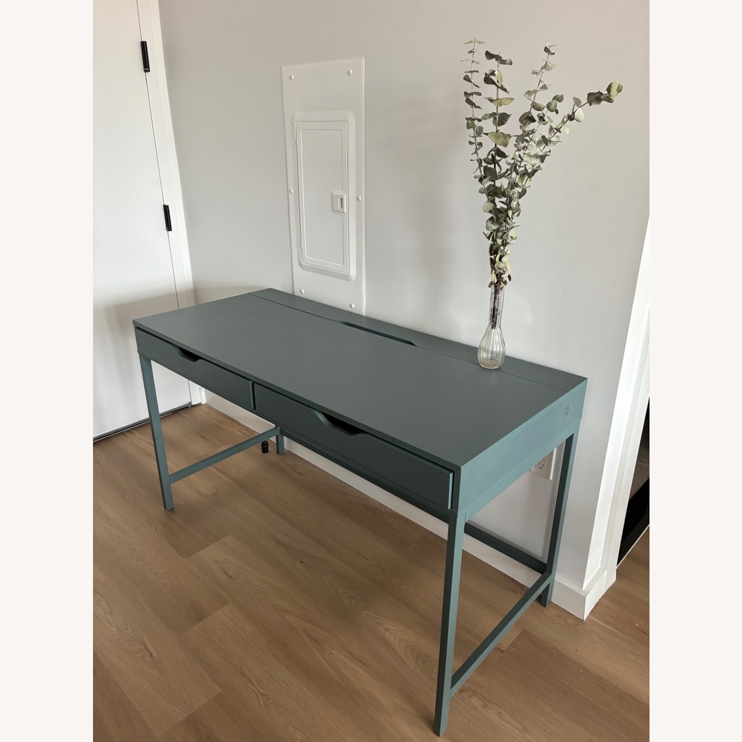 IKEA Micke Turquoise Work Desk - image-1