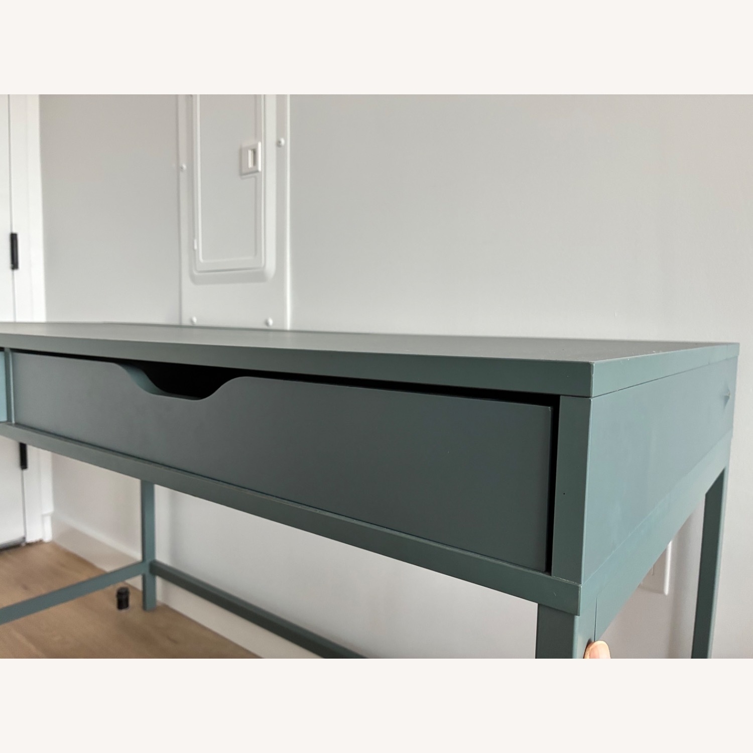 IKEA Micke Turquoise Work Desk - image-3