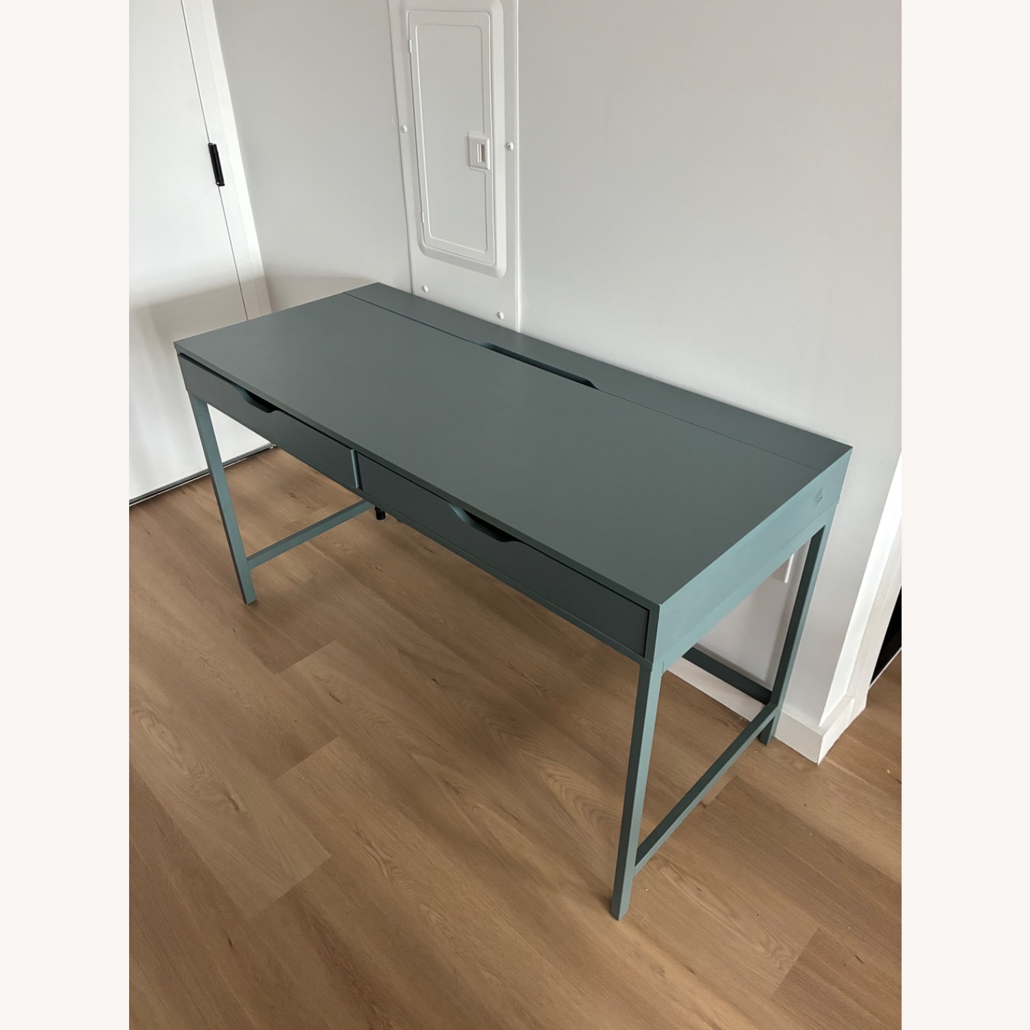 IKEA Micke Turquoise Work Desk - image-2
