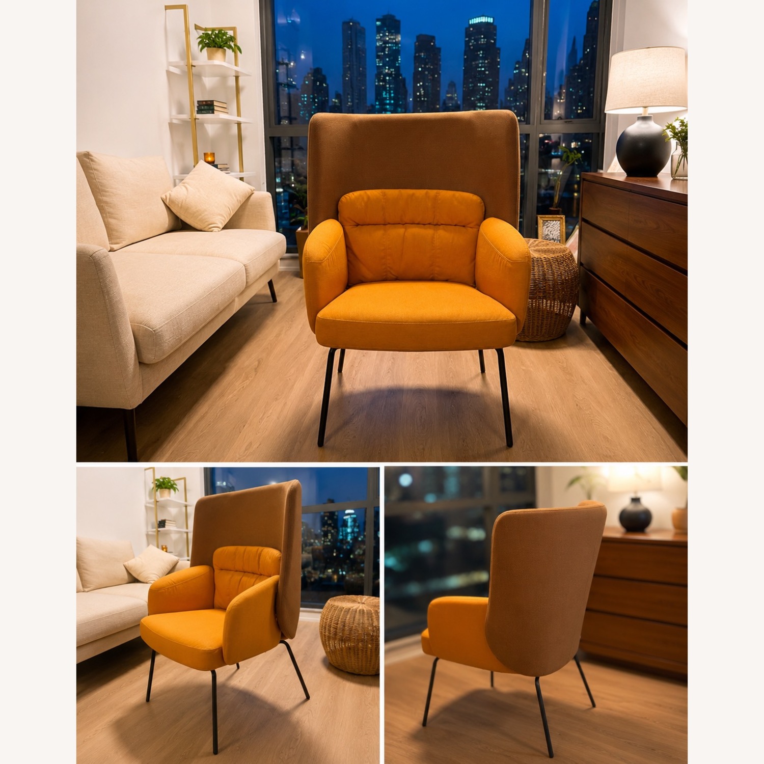 IKEA Mustard Yellow Wing Chair  - image-2