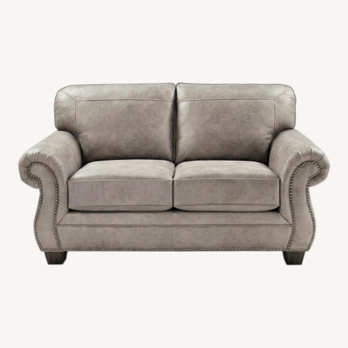 Used Raymour & Flanigan Light Gray 2 Seater Sofa for sale on AptDeco