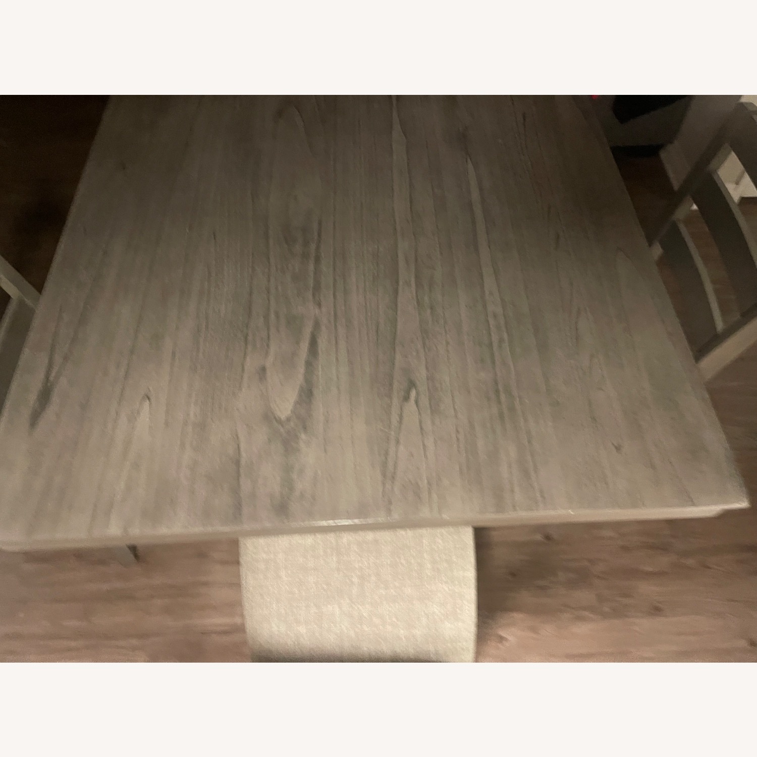 Modern Gray Dining Table with 4 Chairs - image-4