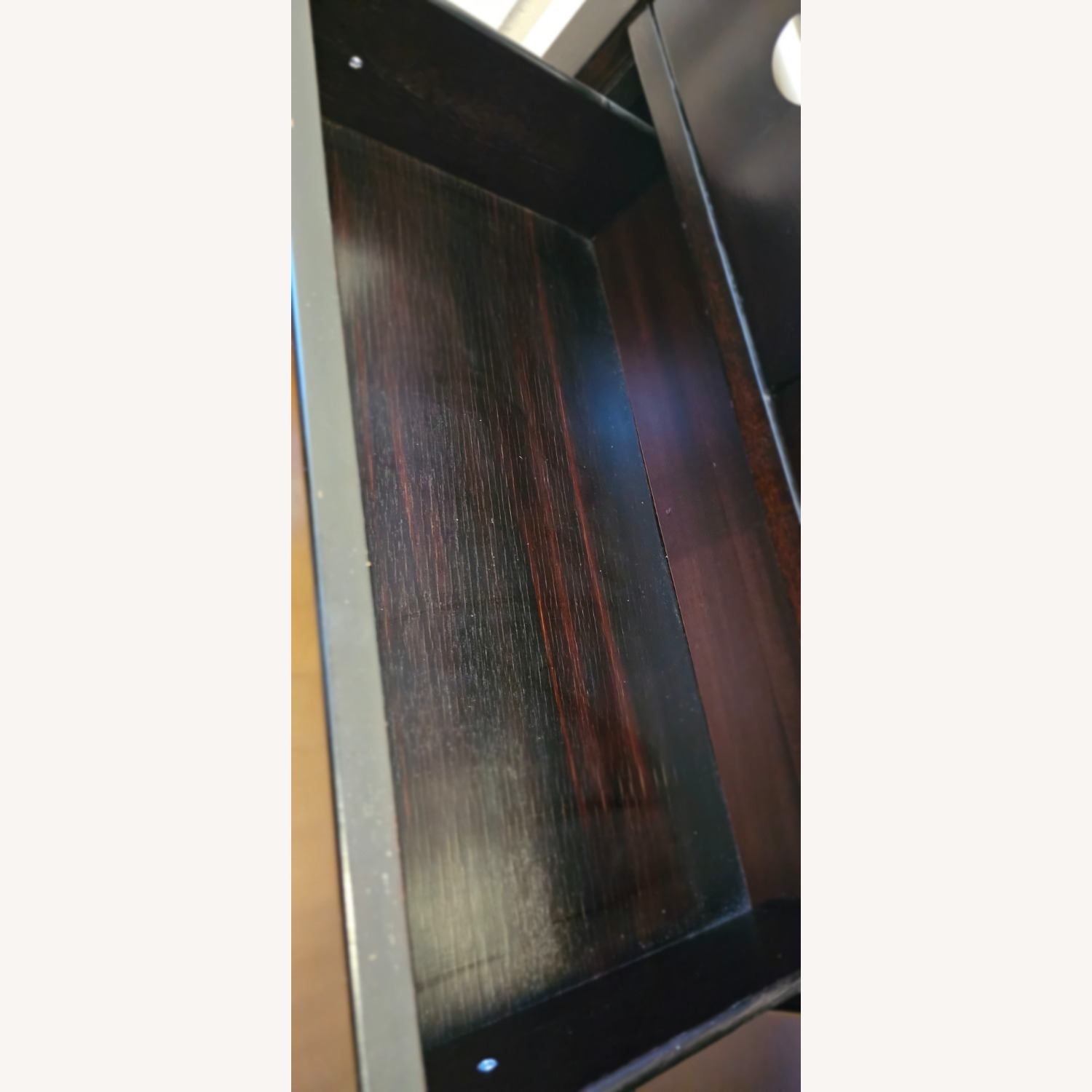 Ligna Furniture Dark Brown Mahogany Wood Dresser - image-7
