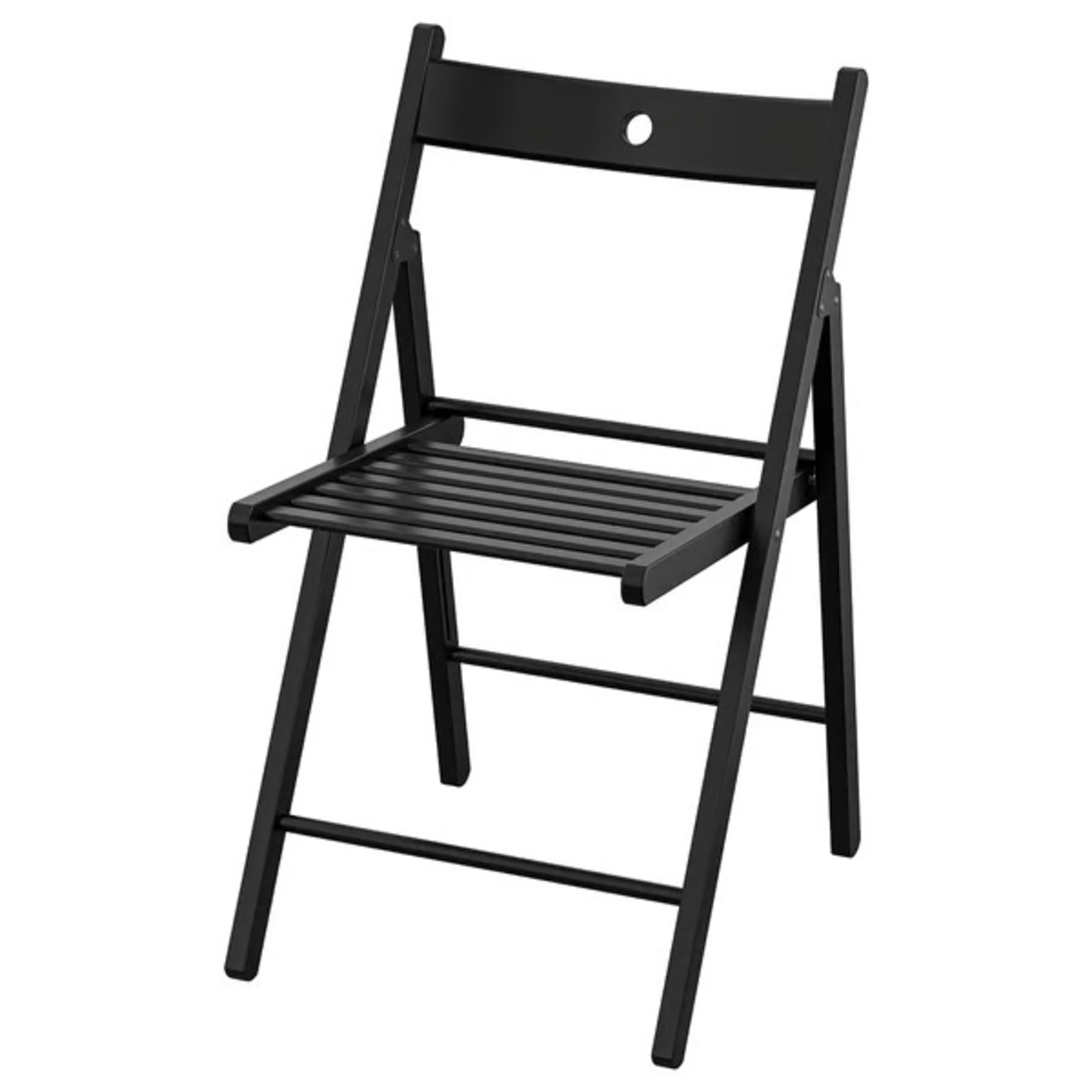 IKEA Frösvi Black Wood Folding Chair Set of 3 - image-5