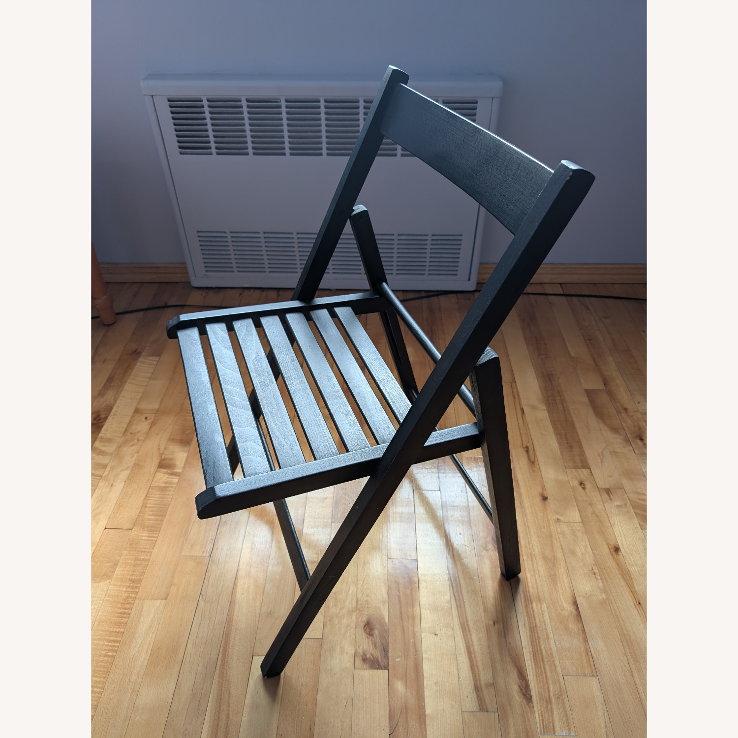 IKEA Frösvi Black Wood Folding Chair Set of 3 - image-3