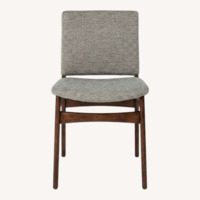 Article Nosh Dining Chair in Walnut and Gray