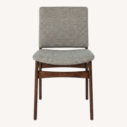 Used Article Nosh Dining Chair in Walnut and Gray for sale on AptDeco