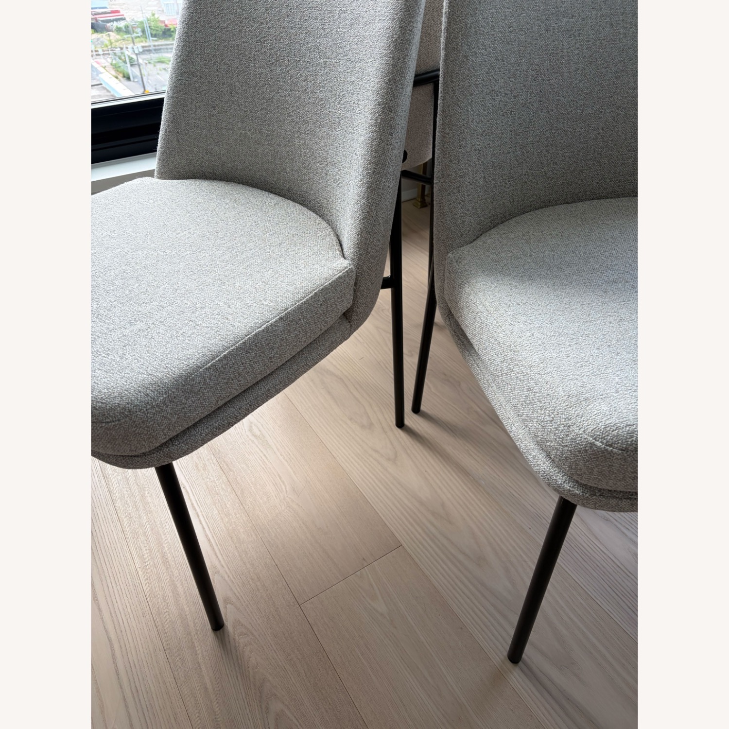 West Elm 4 Jack Metal Frame Dining Chairs - image-2