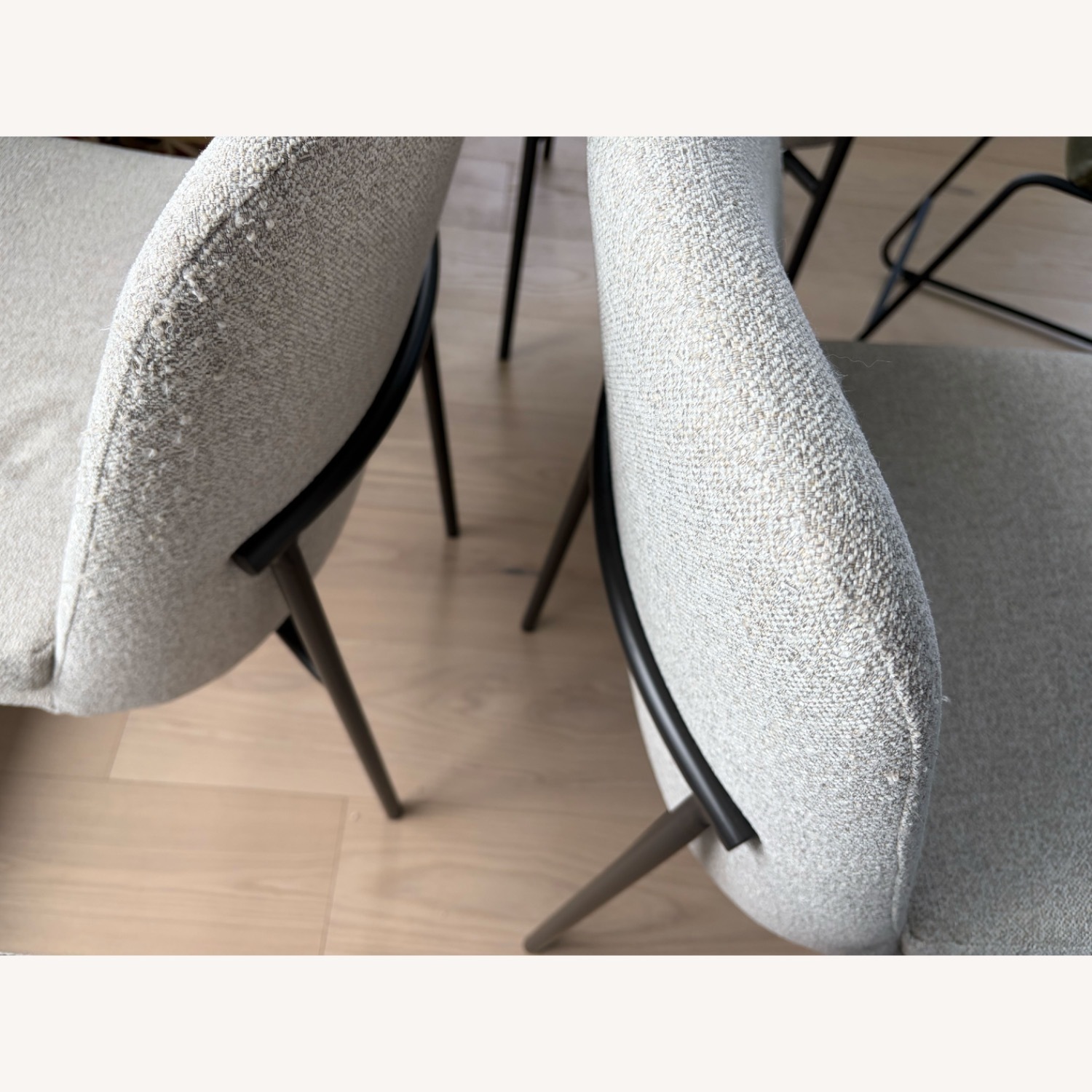 West Elm 4 Jack Metal Frame Dining Chairs - image-3