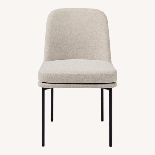 Used West Elm 4 Jack Metal Frame Dining Chairs for sale on AptDeco