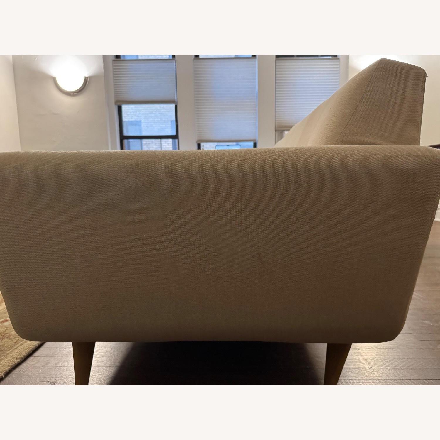 Joybird Hughes Light Brown Fabric 3+ Seater Sofa - image-4
