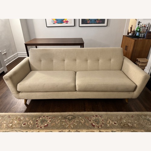 Used Joybird Hughes Light Brown Fabric 3+ Seater Sofa for sale on AptDeco