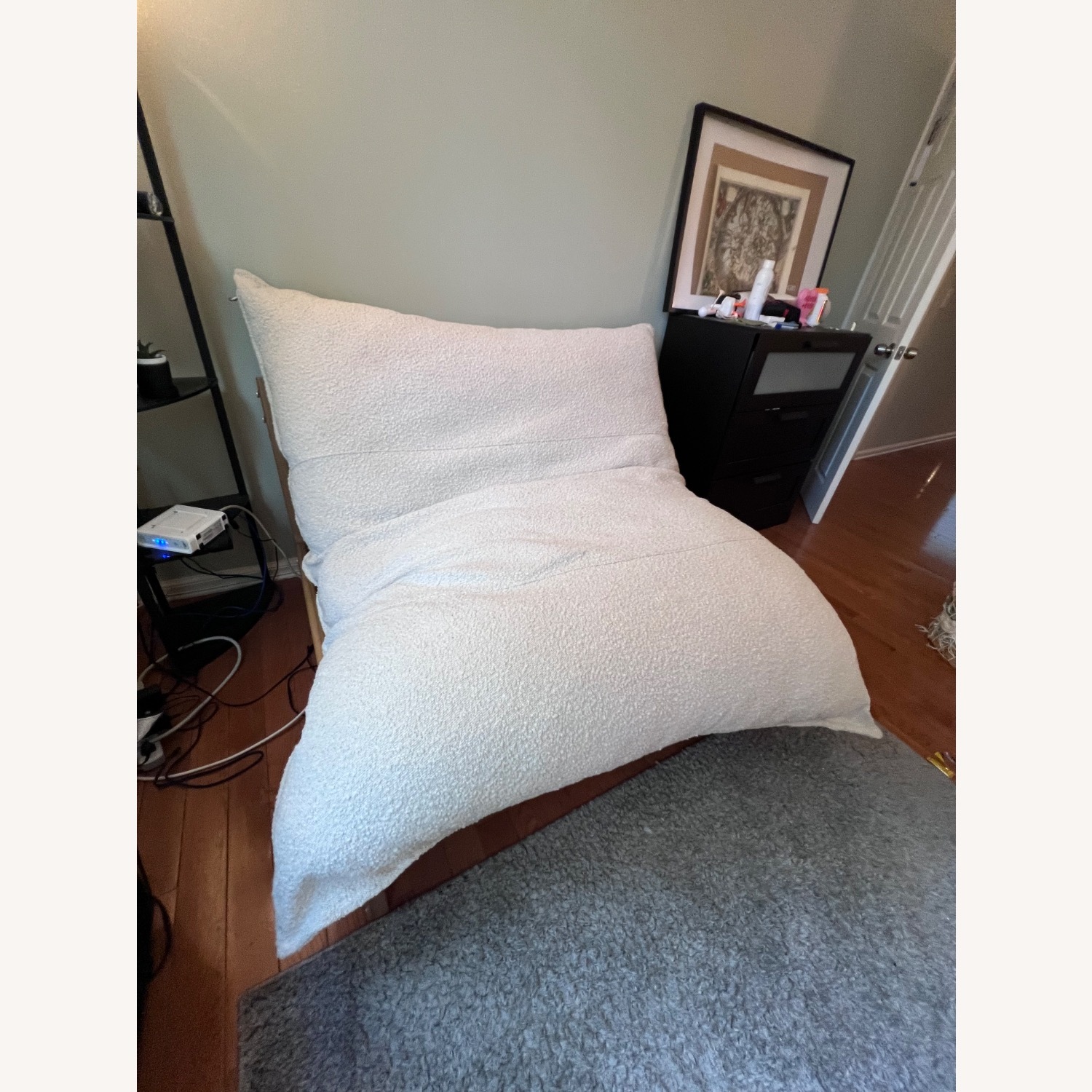 LoveSac Pillowsac White Accent Chair - image-2
