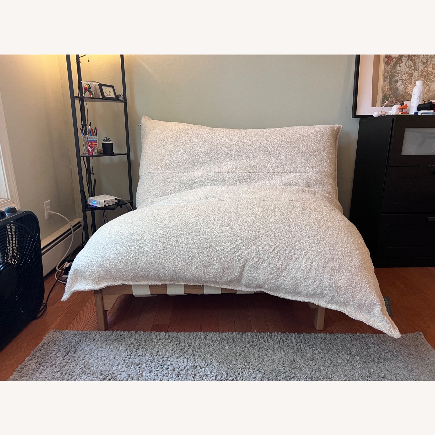 LoveSac Pillowsac White Accent Chair - image-3