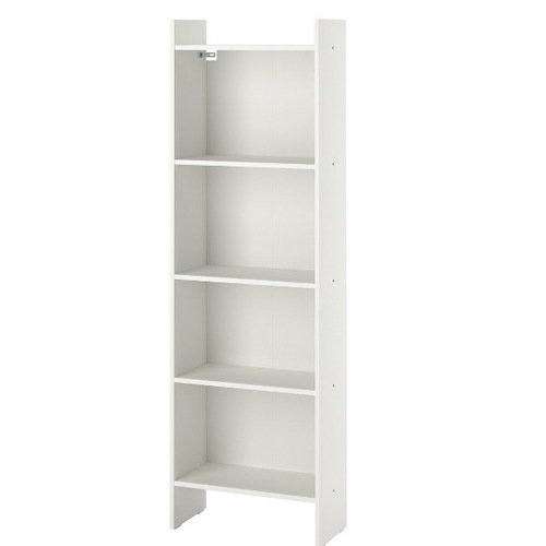 Used IKEA Baggebo White Bookcase for sale on AptDeco
