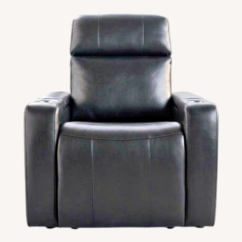 Used Mark Ashton Home Theater Power Recliner Black for sale on AptDeco