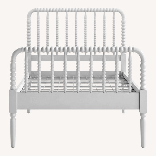 Used Crate & Kids White Wood Twin Bed for sale on AptDeco