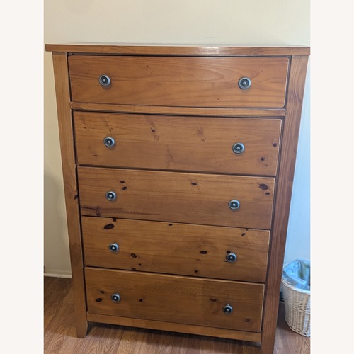 Used Dark Brown Wood Dresser for sale on AptDeco