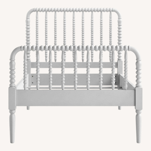 Used Crate & Kids White Wood Twin Bed for sale on AptDeco