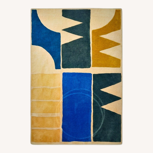 Used West Elm Kids Wool Small Rug 5' x 8' for sale on AptDeco