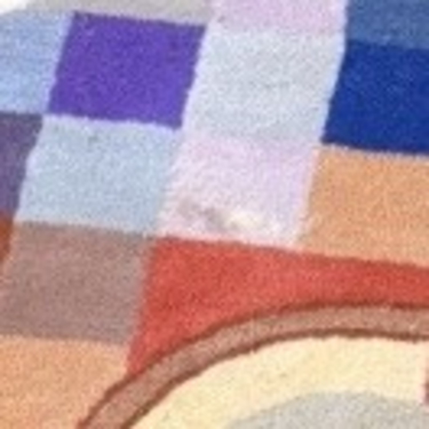 Curved By Sean Brown Small Rug 2.2' x 2.2' - image-3