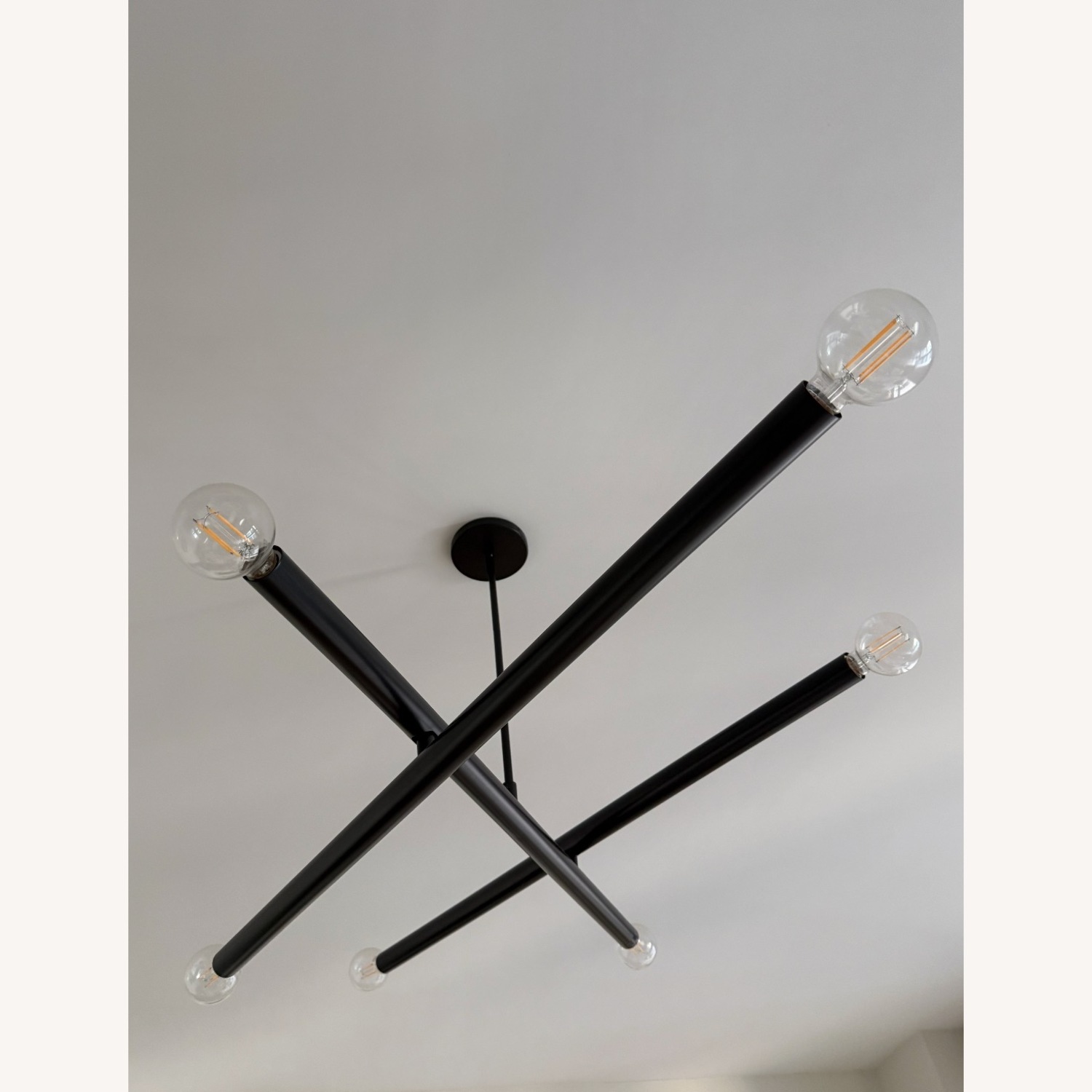 West Elm Black Ceiling Lamp - image-4