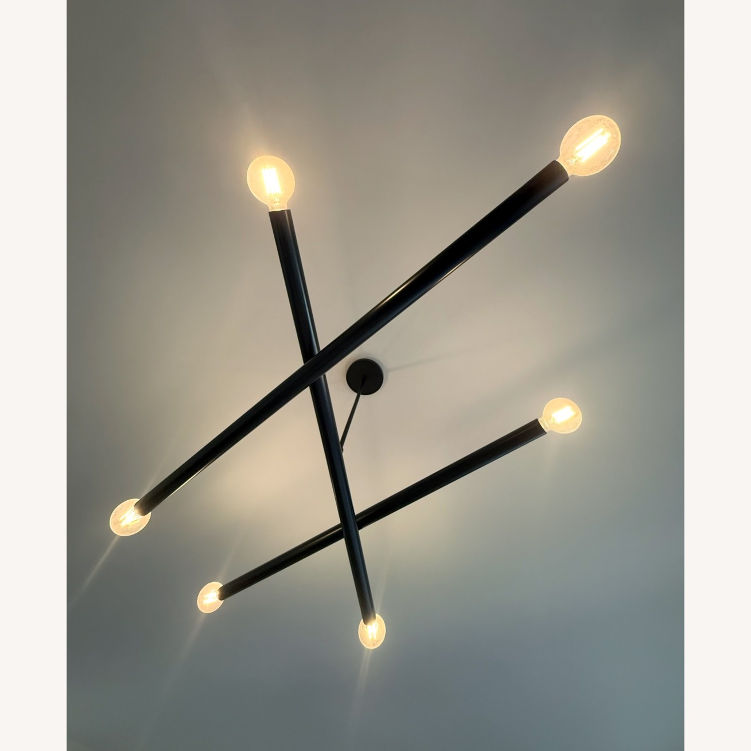 West Elm Black Ceiling Lamp - image-3