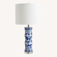 Blue and White Ceramic Table Lamps
