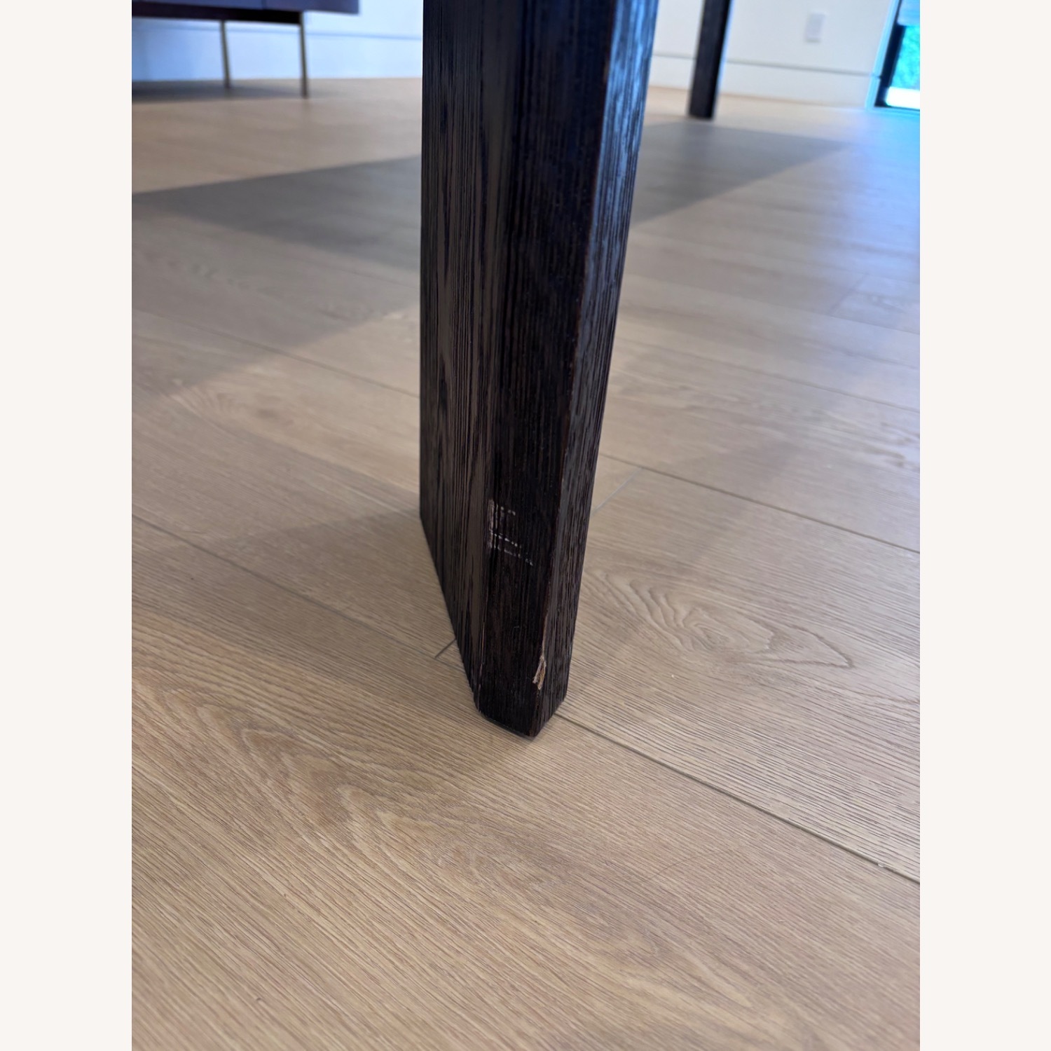 Restoration Hardware Dark Brown Wood Dining Table - image-5