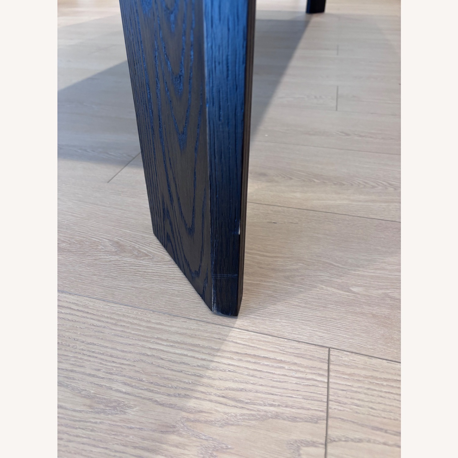 Restoration Hardware Dark Brown Wood Dining Table - image-3