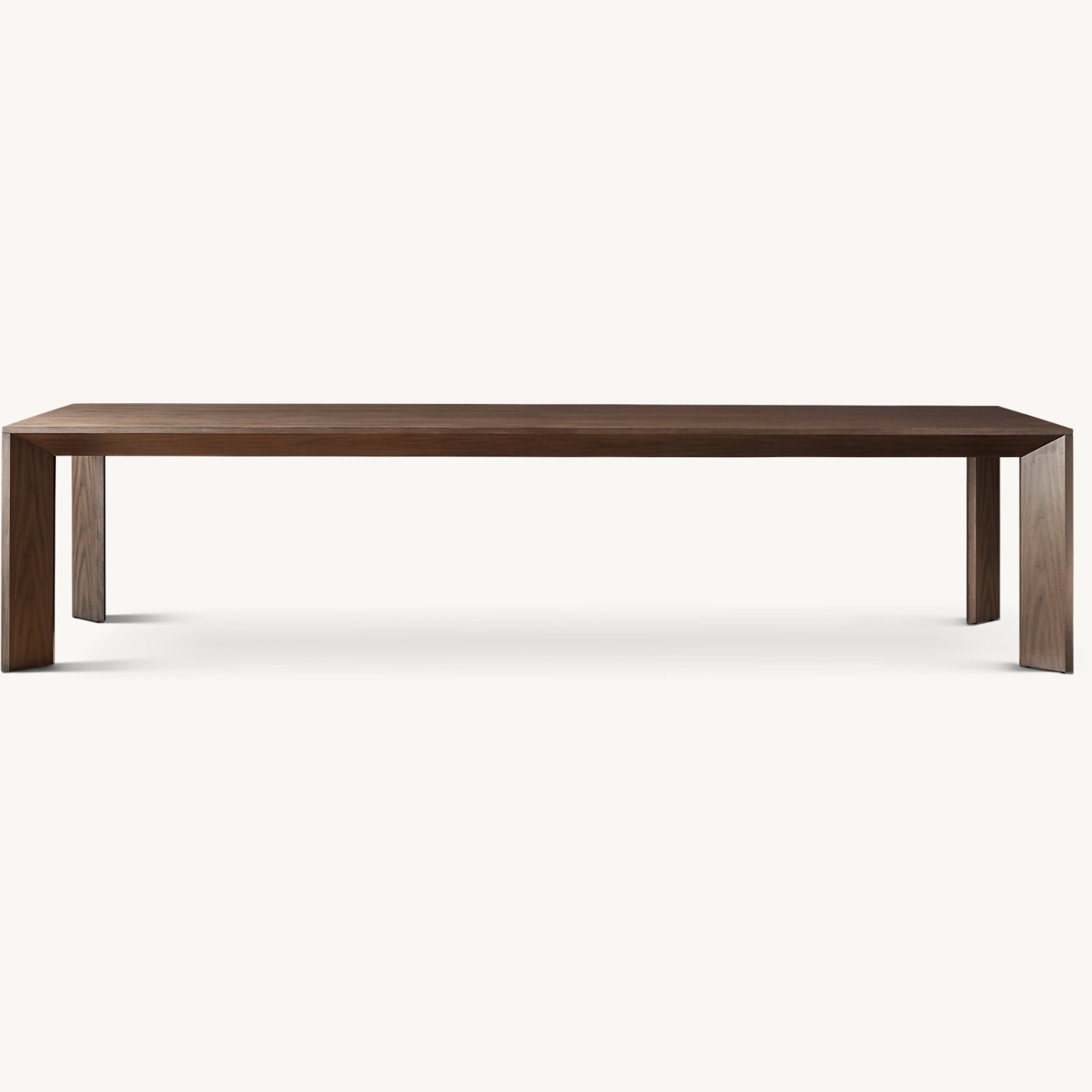 Restoration Hardware Dark Brown Wood Dining Table - image-7