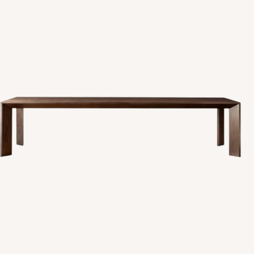 Used Restoration Hardware Dark Brown Wood Dining Table for sale on AptDeco