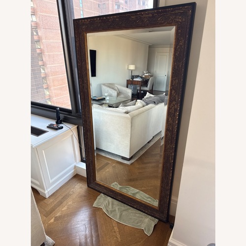 Used Dark Brown Floor Mirror for sale on AptDeco