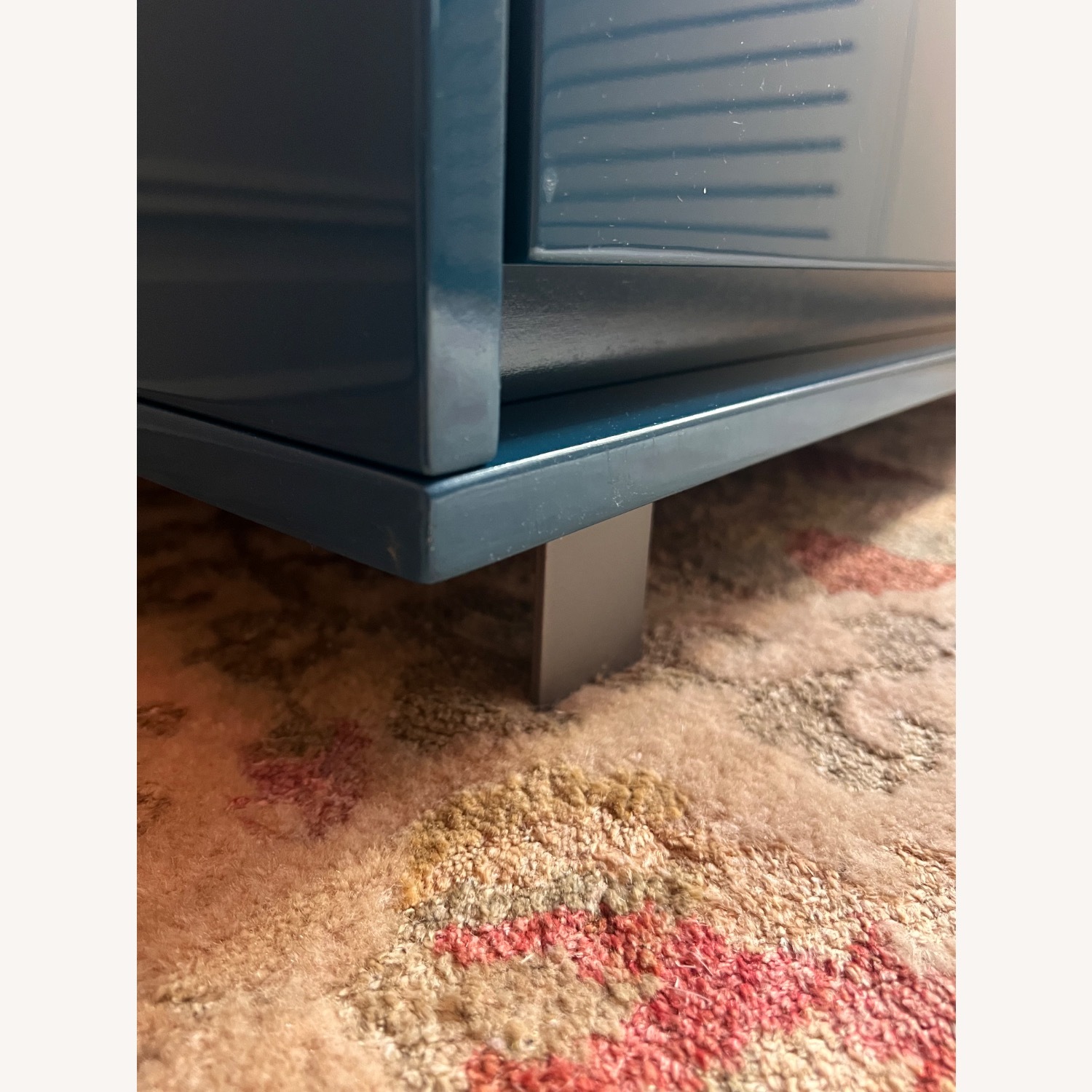 CB2 Gallery Blue Lacquer Dresser - image-3
