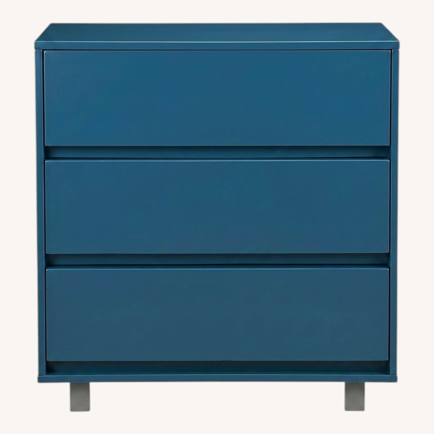 CB2 Gallery Blue Lacquer Dresser - image-0