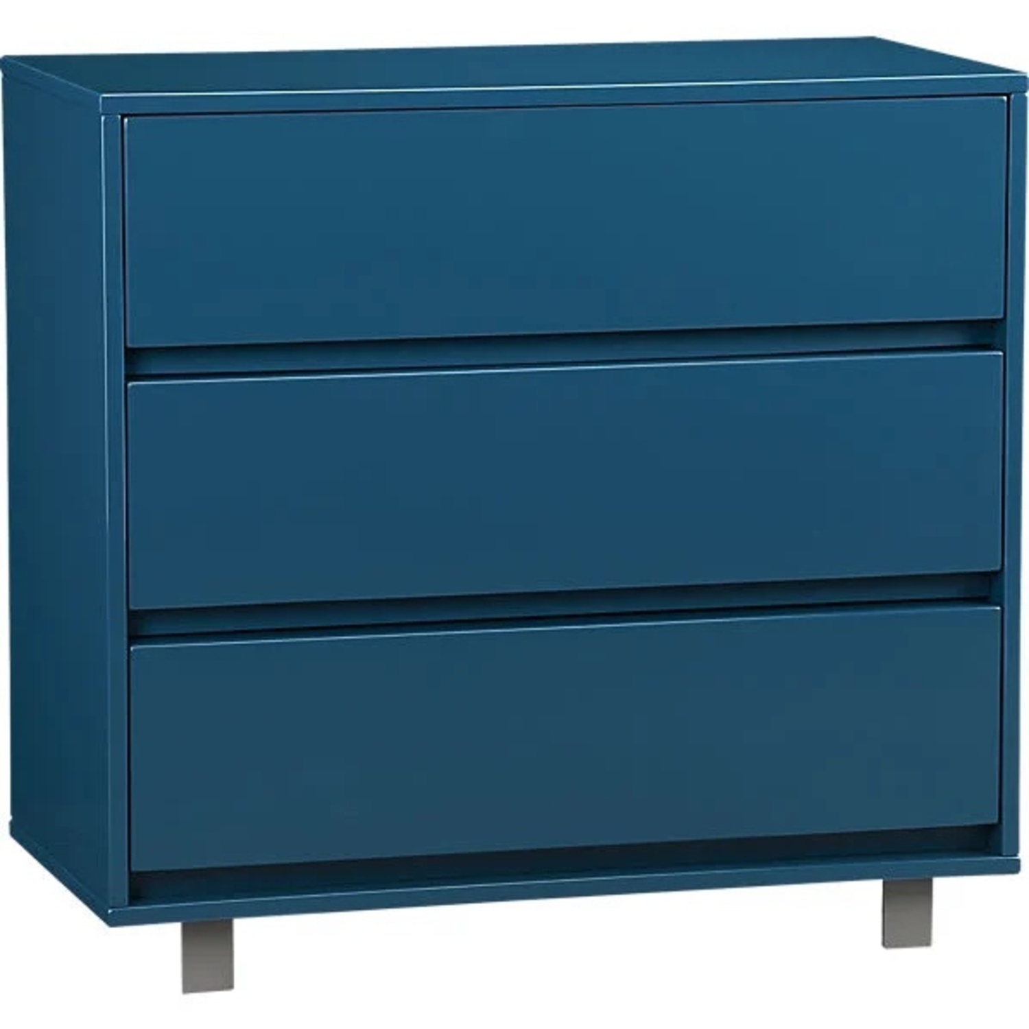 CB2 Gallery Blue Lacquer Dresser - image-6