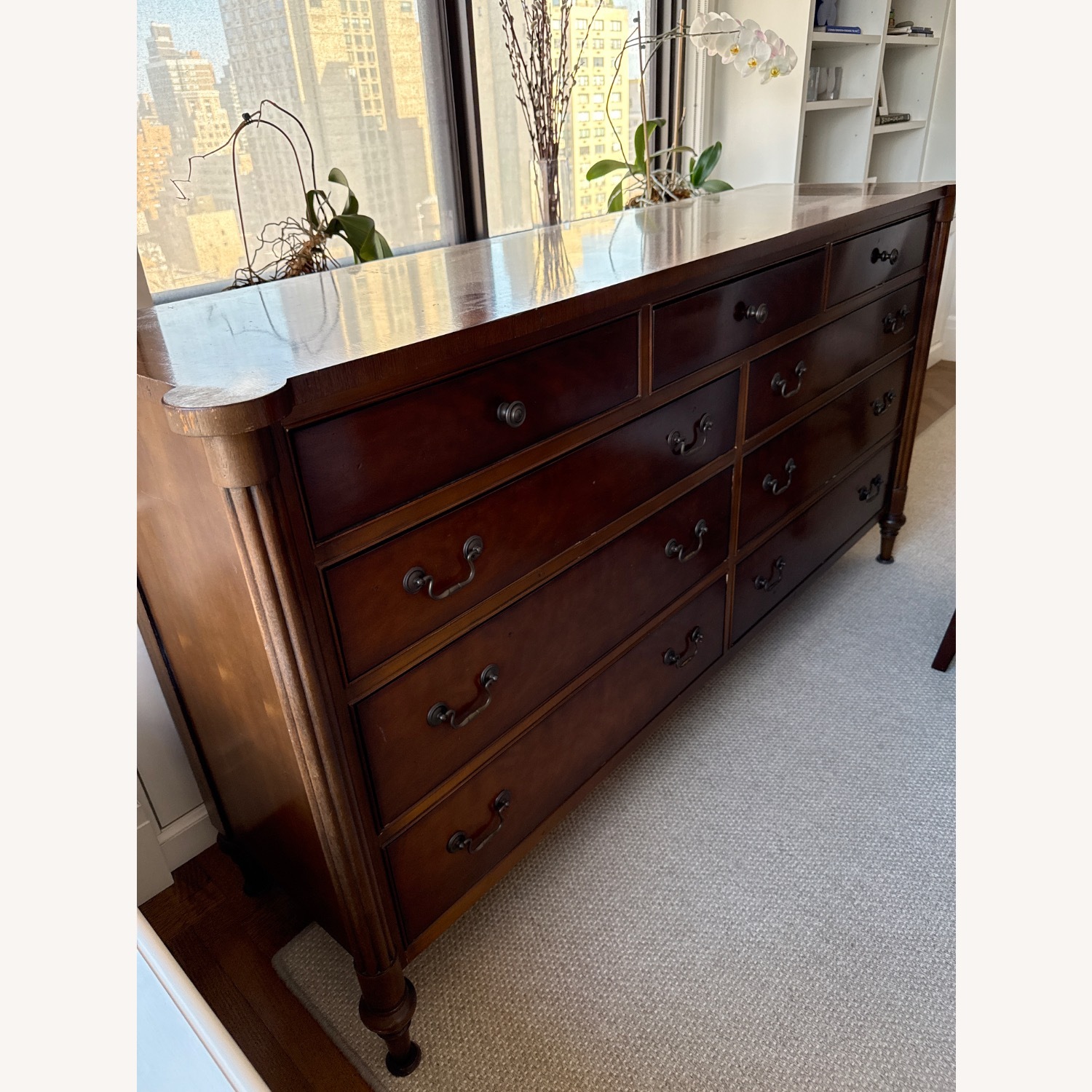 Hickory Chair Company Dark Brown Dresser - image-2
