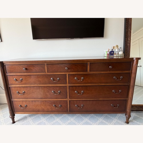 Used Hickory Chair Company Dark Brown Dresser for sale on AptDeco