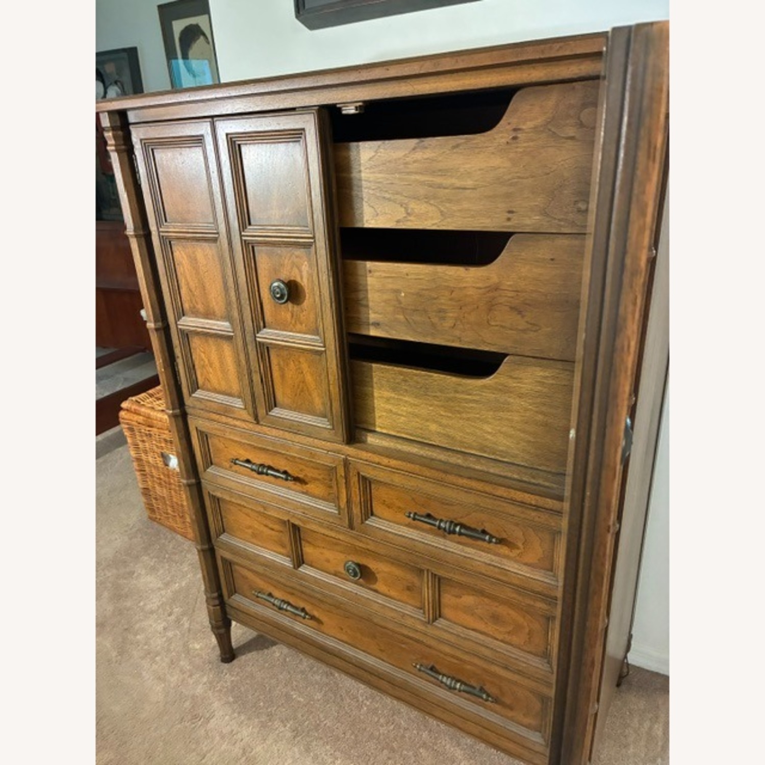 Solid Wood Chest of Drawers - image-4